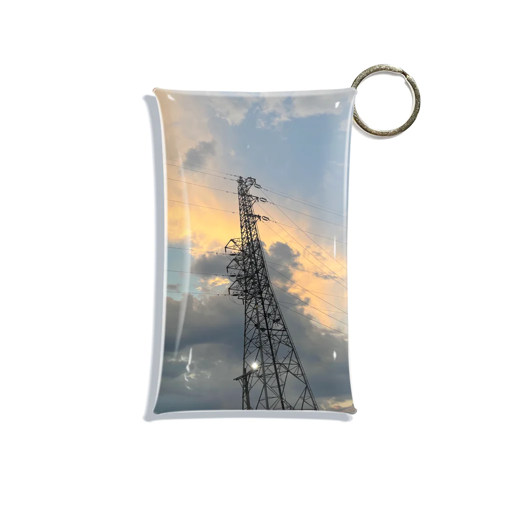 Aki’s design shopの(セール中)Sunset over the tower Mini Clear Multipurpose Case