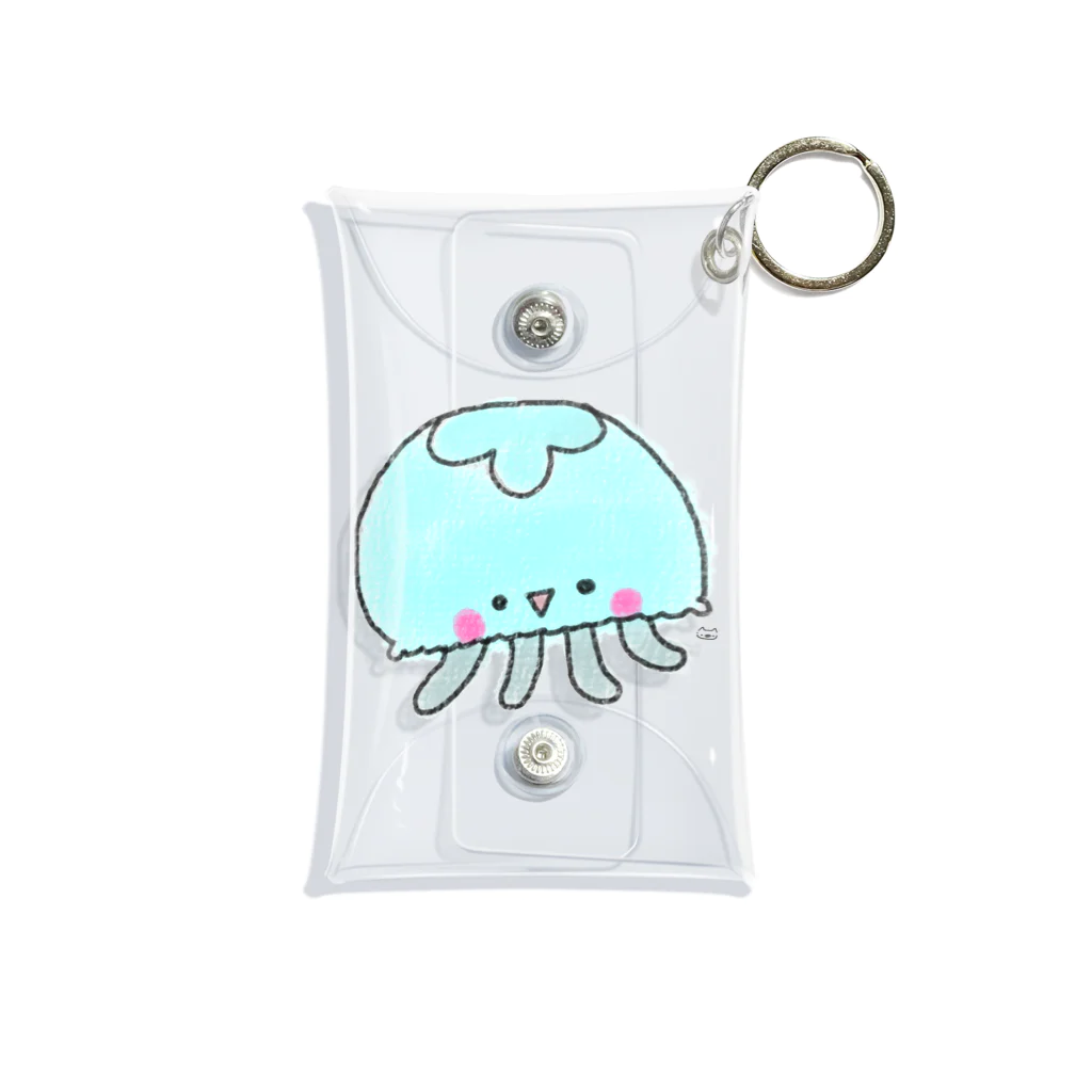 子豚の生き物達のクラゲちゃんケース Mini Clear Multipurpose Case