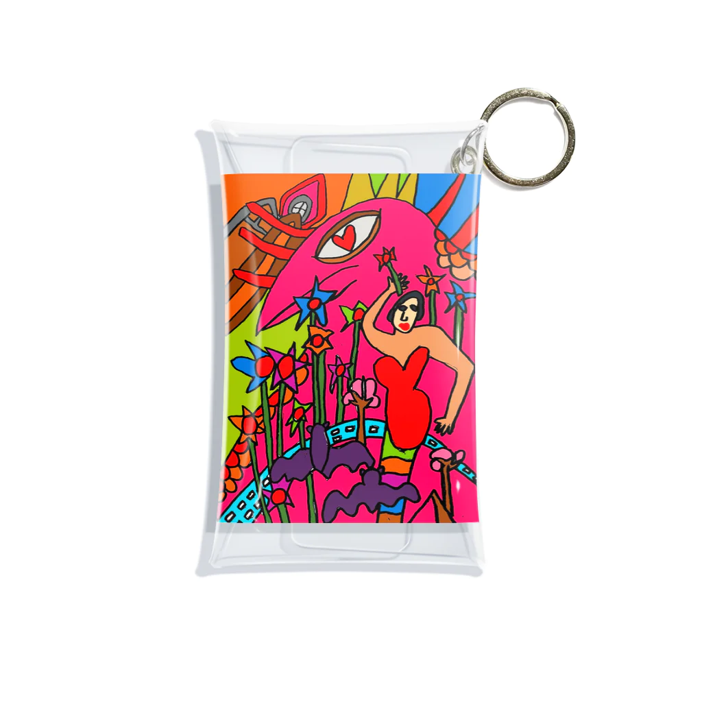 PINKMANのうーんマンボ！ Mini Clear Multipurpose Case