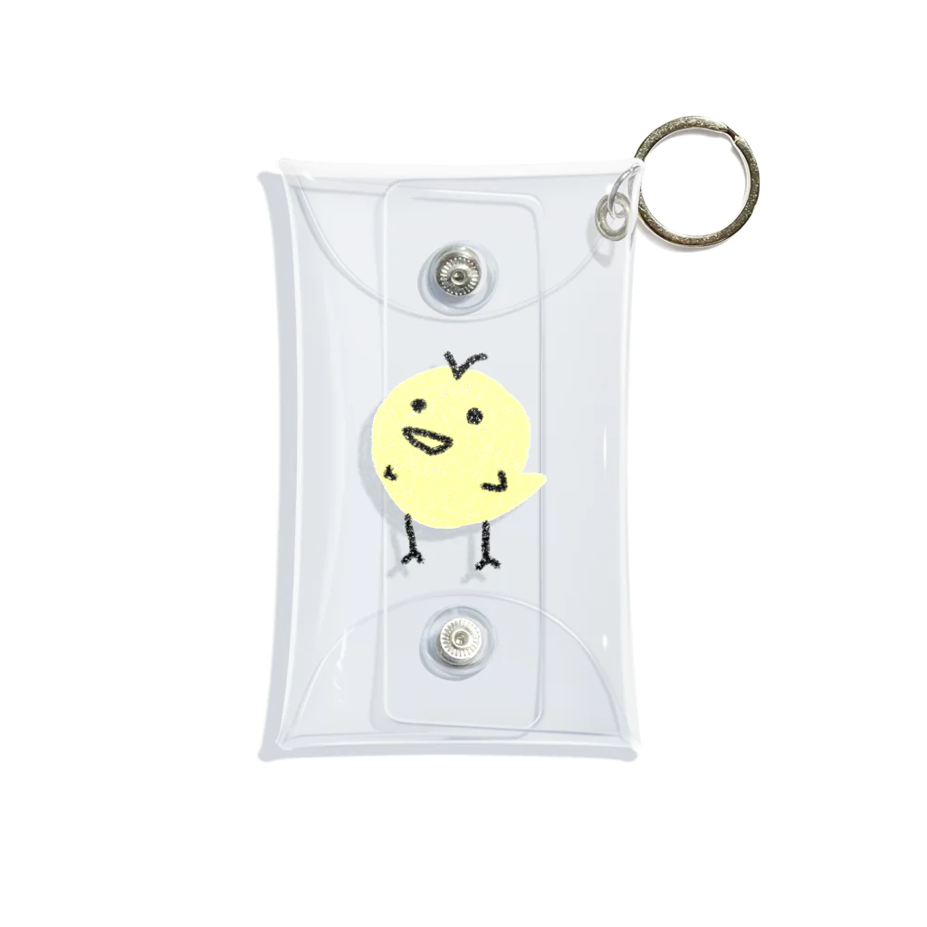 ゆる絵グッズのHIYOKO Mini Clear Multipurpose Case