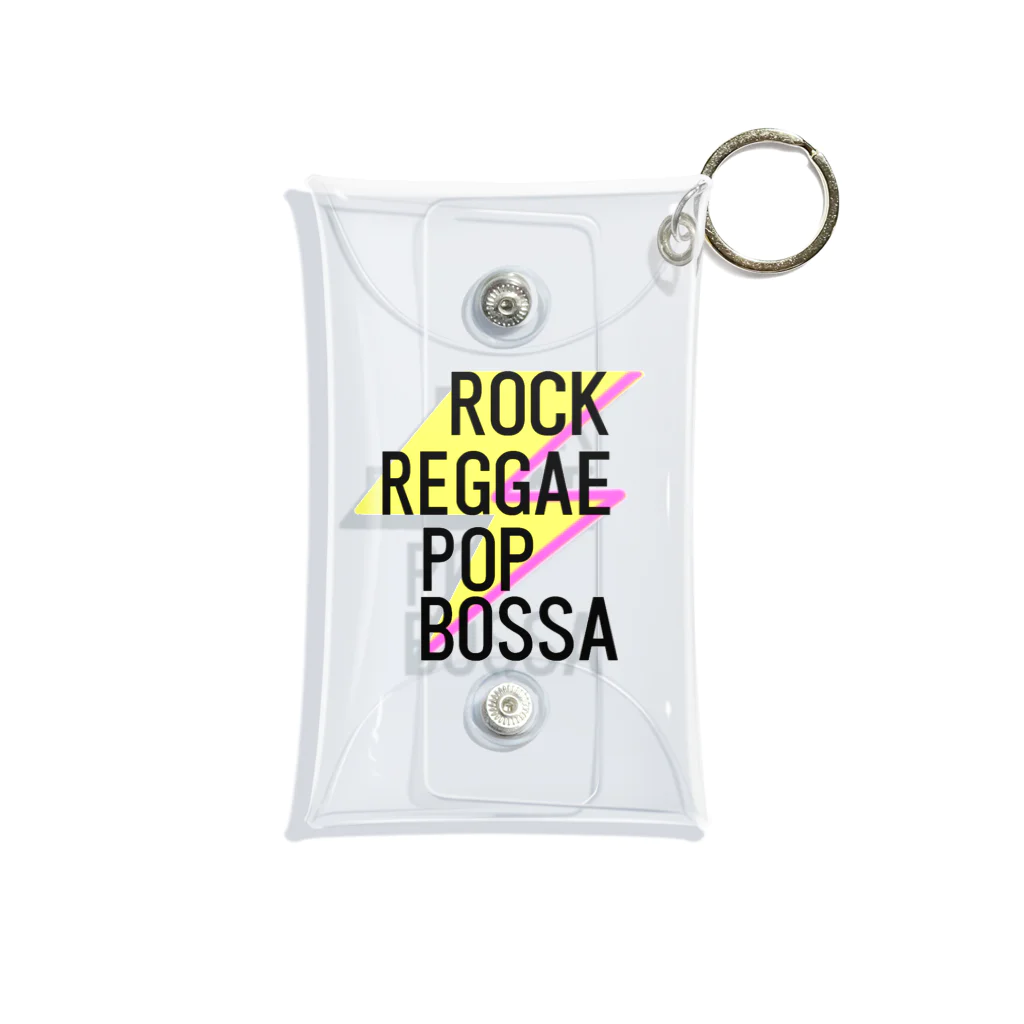 DREAMERの雑貨屋さんのROCK REGGAE POP BOSSA ミニクリアマルチケース