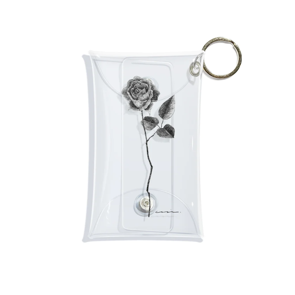 カタナシ　ウミのRose Mini Clear Multipurpose Case