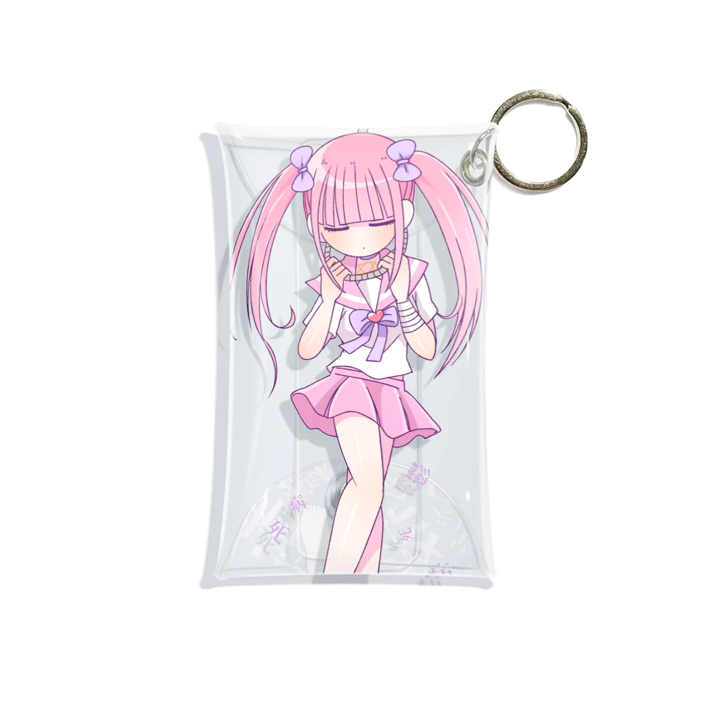 💗江崎びす子officialスズリ💗のKUBITSURI Mini Clear Multipurpose Case