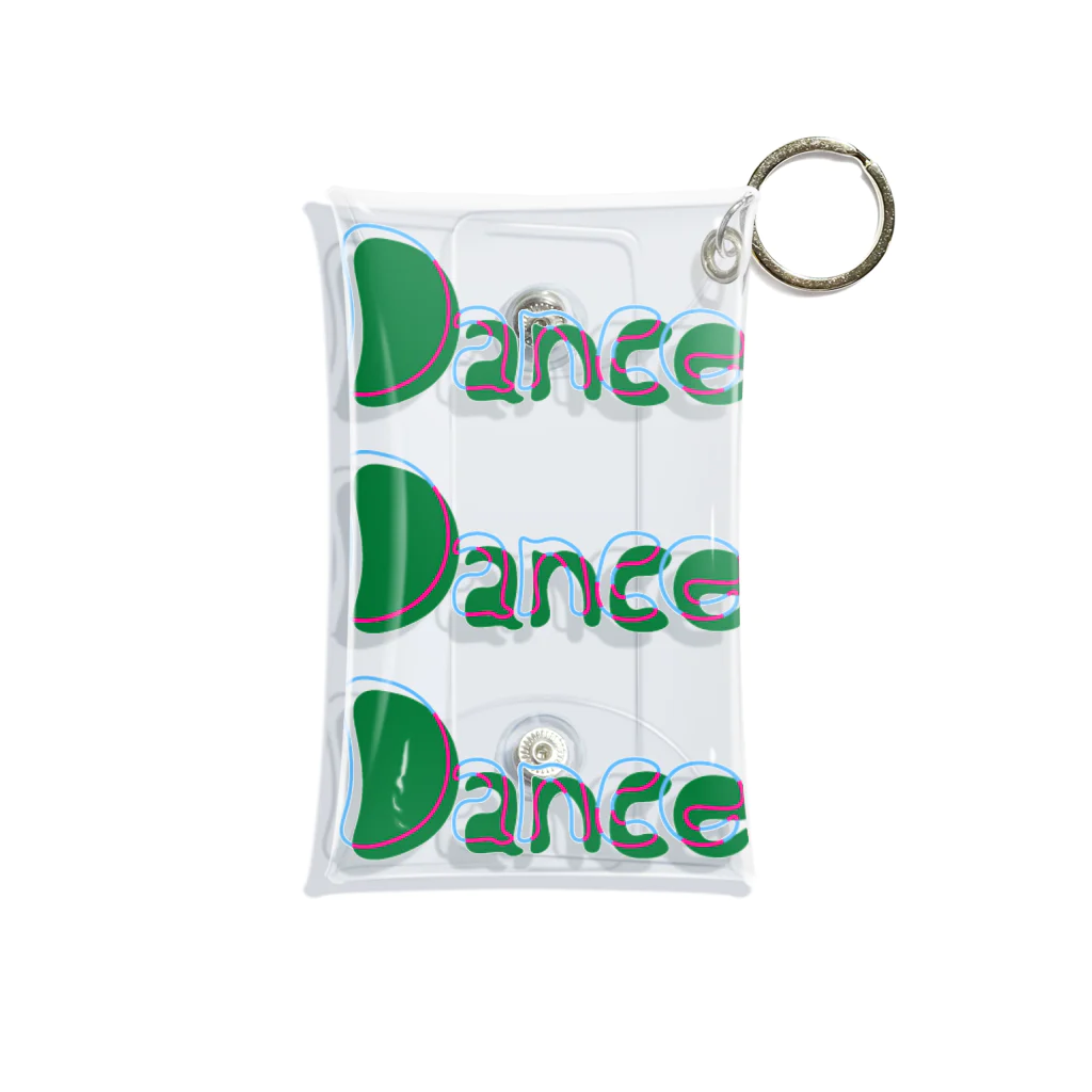 CastleWのDance_green Mini Clear Multipurpose Case