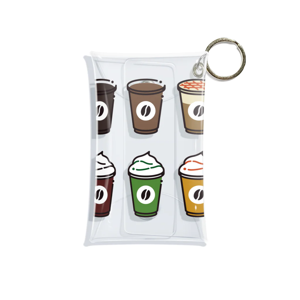 utsubo_shopのコーヒー6種 Mini Clear Multipurpose Case