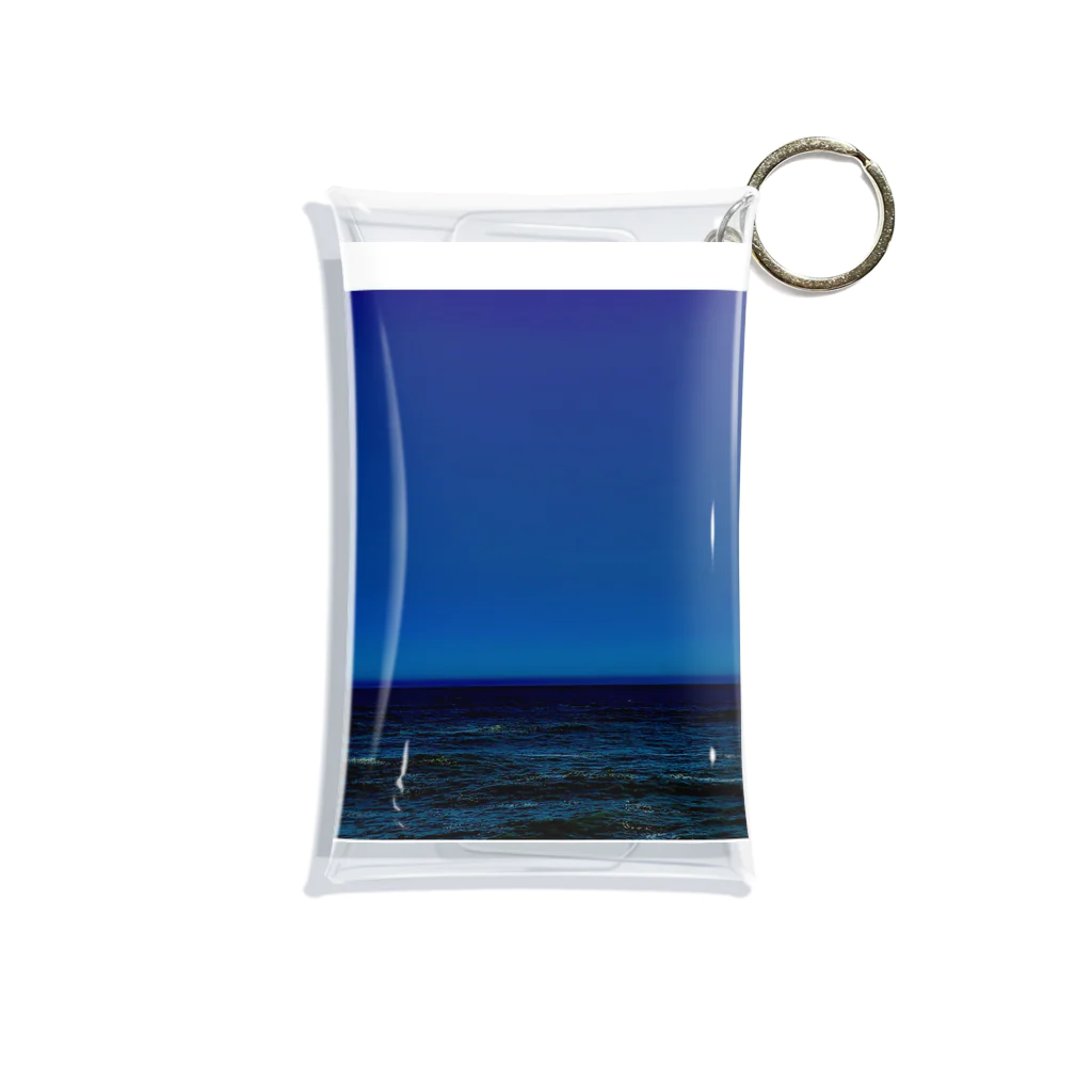 AIのセカイの夕ぐれの海-ワタシのケシキ- Mini Clear Multipurpose Case