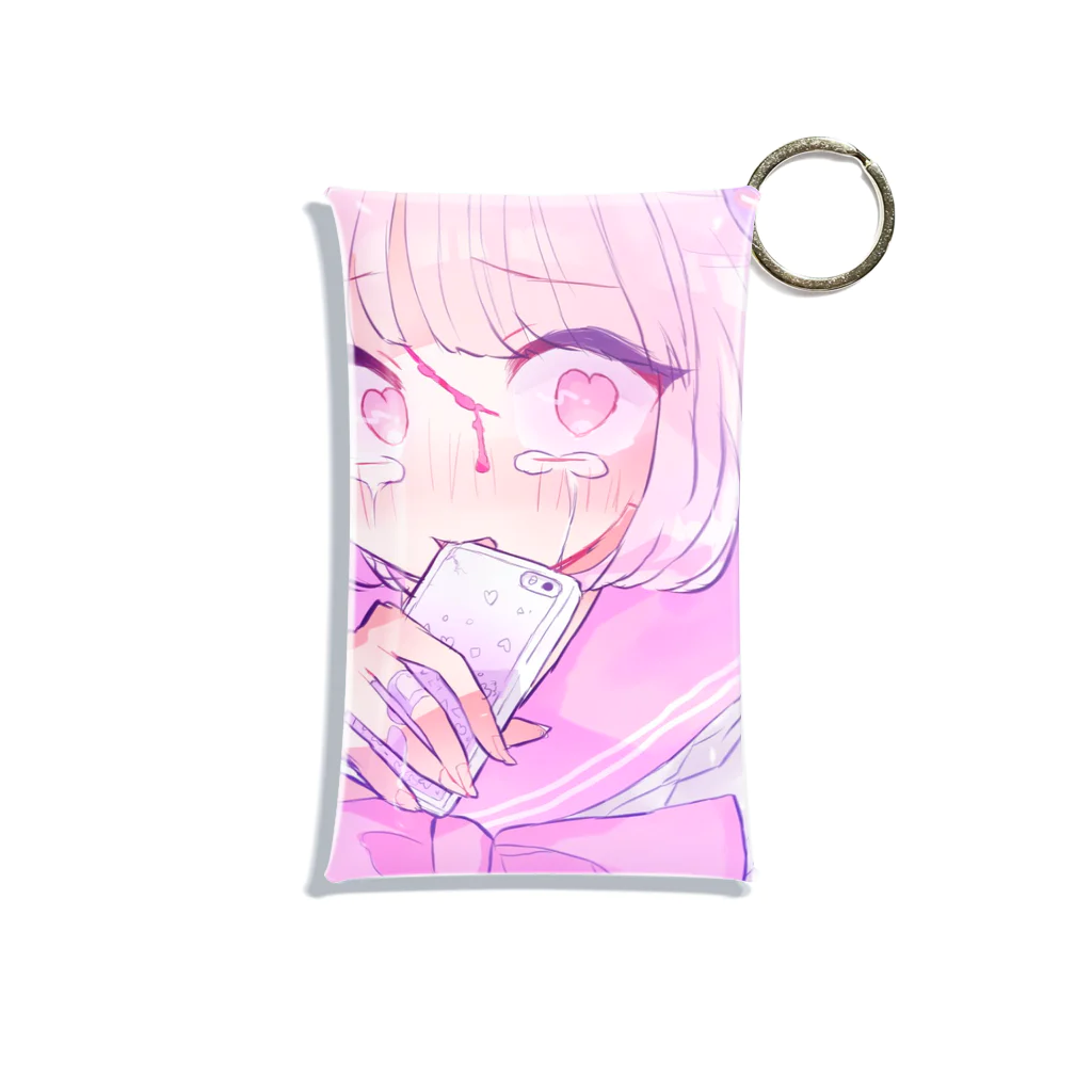 あくむ病院の依存♡少女（ゆめかわいい） Mini Clear Multipurpose Case