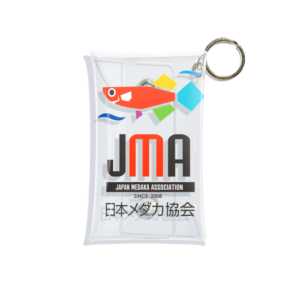 日本メダカ協会公式グッズショップの日本メダカ協会カラーロゴ Mini Clear Multipurpose Case