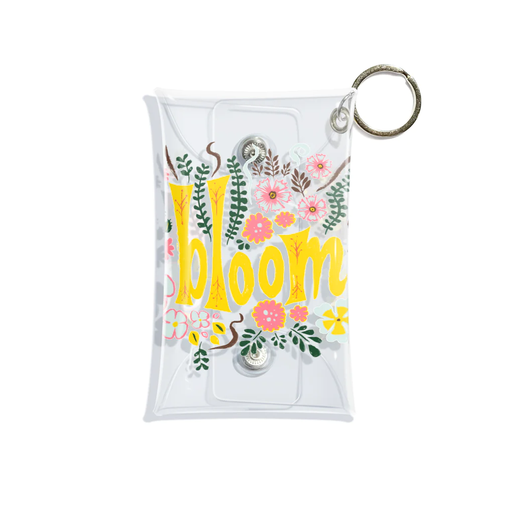 IZANAMI by Akane Yabushitaの🌸 満開の花束（イエロー） Mini Clear Multipurpose Case