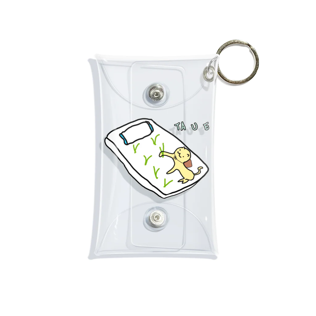 ダイナマイト87ねこ大商会の田植えキャット Mini Clear Multipurpose Case