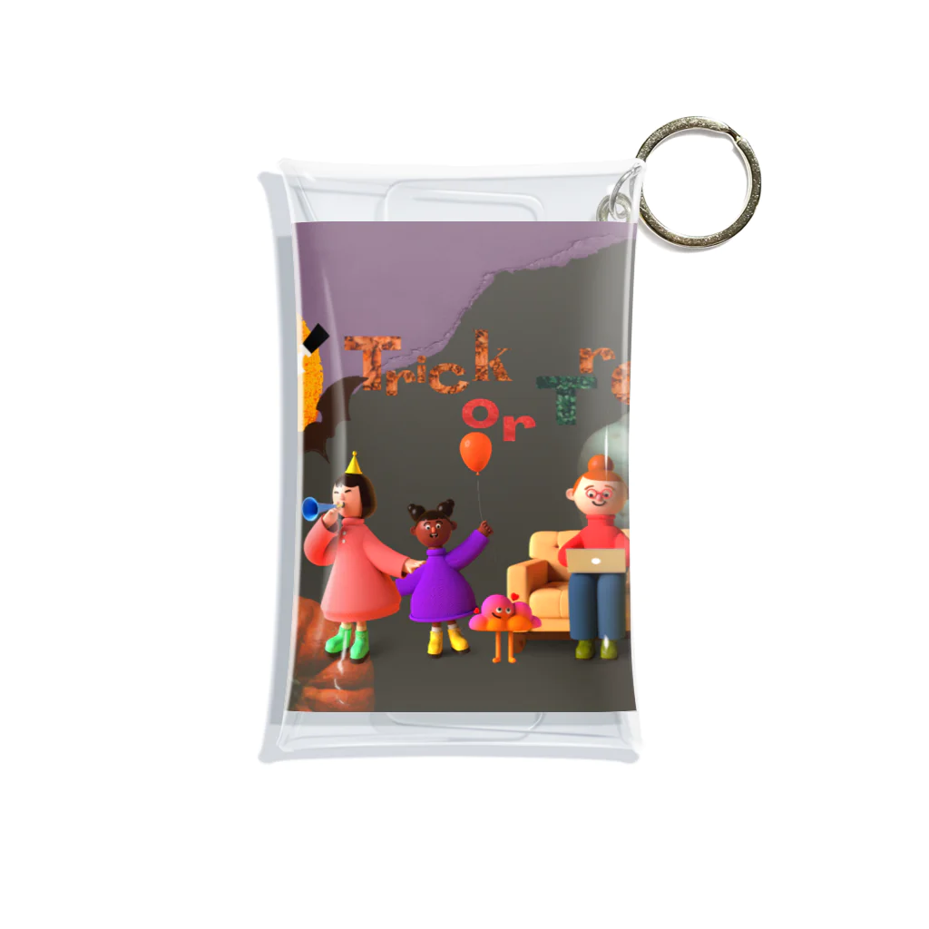 𝙈𝙊𝙈𝙊'𝙨 𝙎𝙝𝙤𝙥のHappy Halloween #05 Mini Clear Multipurpose Case