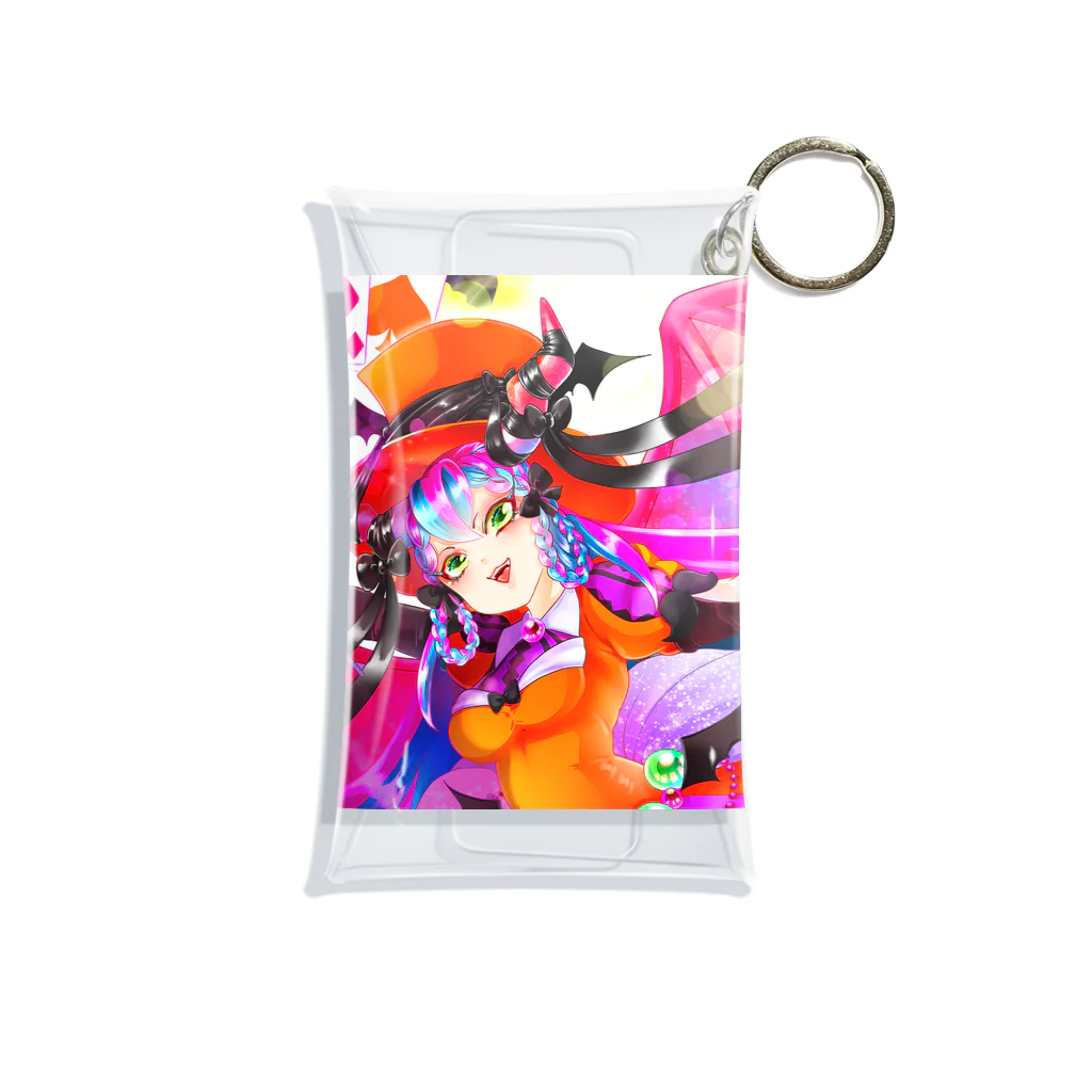 森田まよりの2021ハロウィン（顔アップ） Mini Clear Multipurpose Case