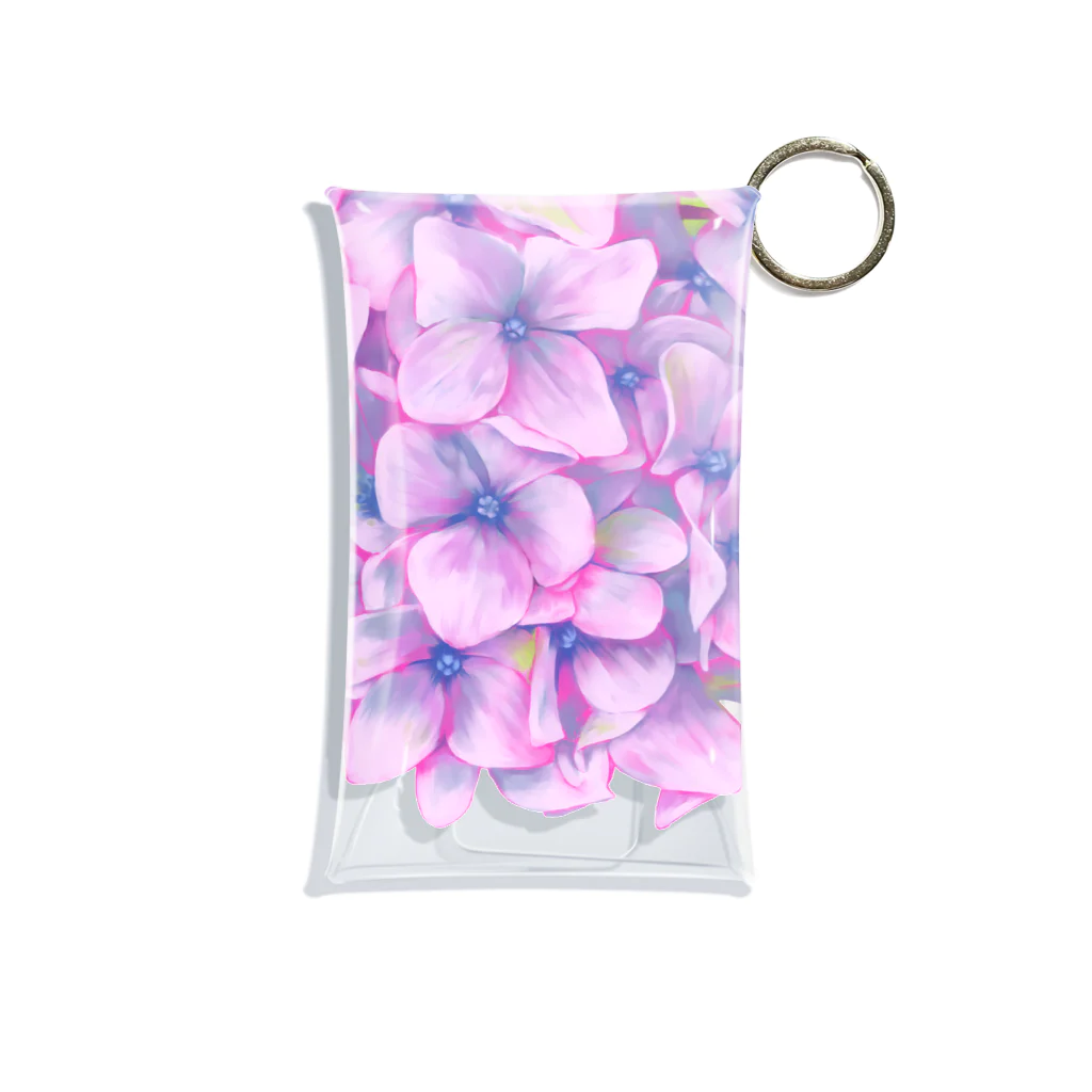 rangetuの紫陽花 Mini Clear Multipurpose Case