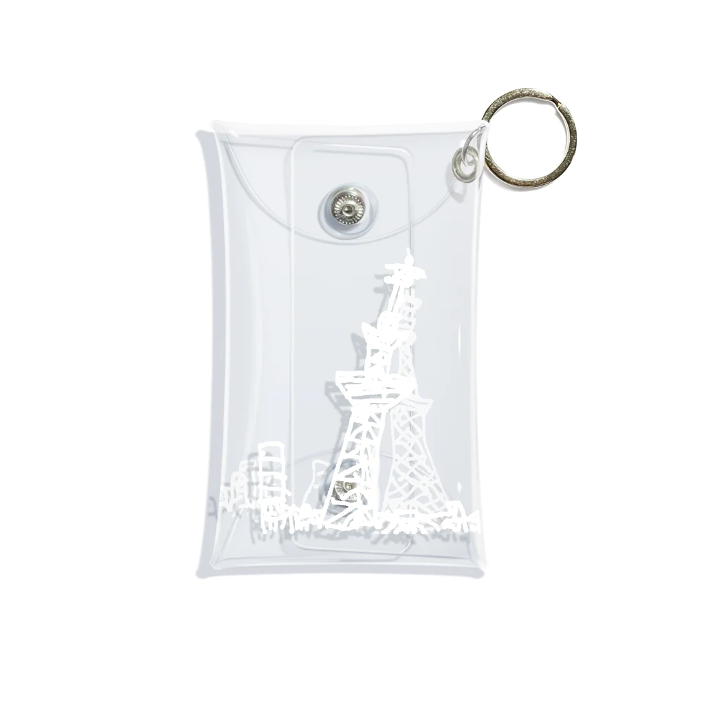 KyochiのTOKYO(白) Mini Clear Multipurpose Case