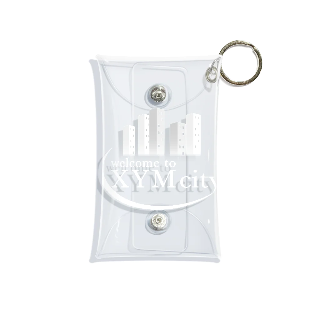 CryptographicNatureのXYMcity white Mini Clear Multipurpose Case