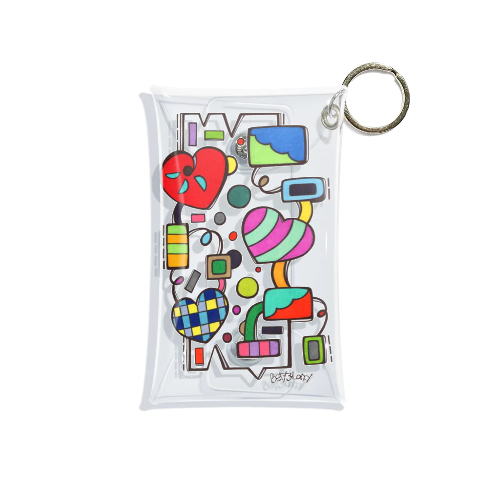 Berry Land storeのLOVE Mini Clear Multipurpose Case