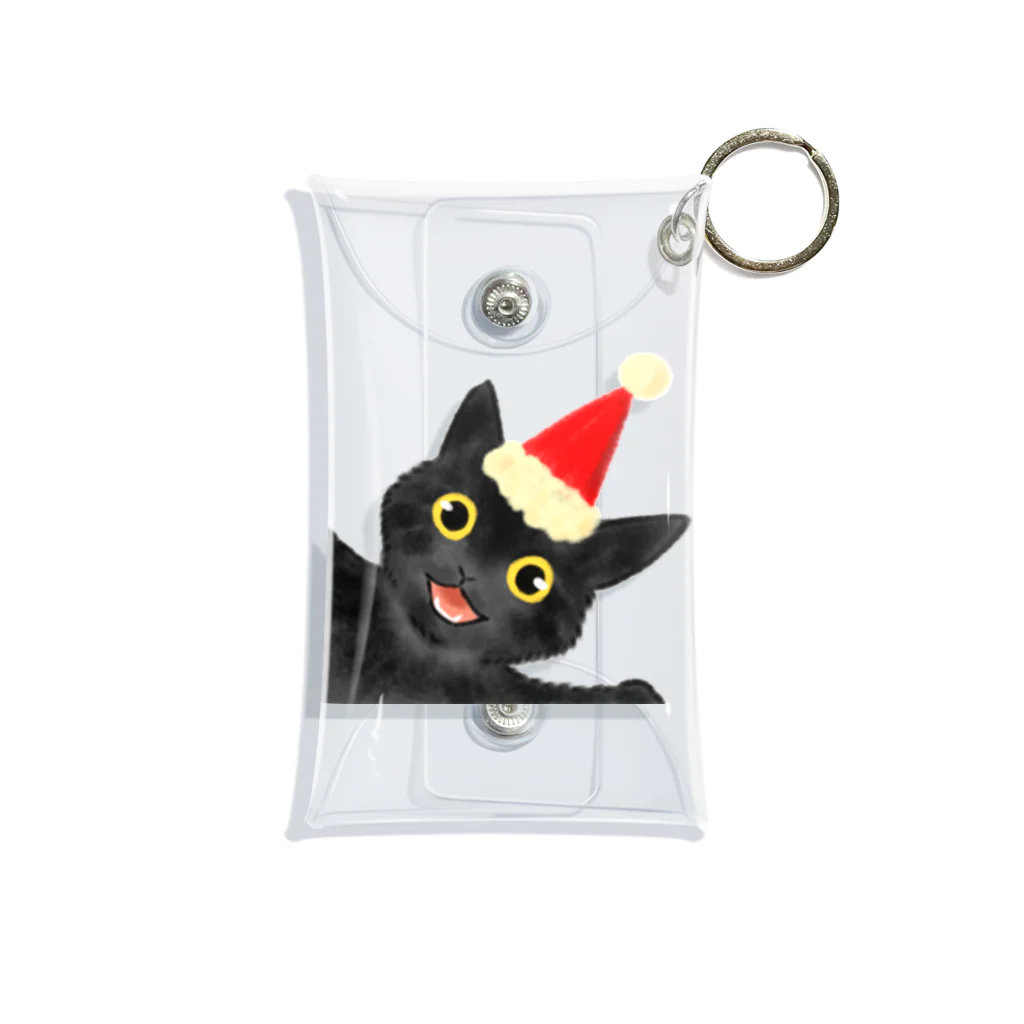 SHOP ベアたんの黒猫のやまとくん Mini Clear Multipurpose Case