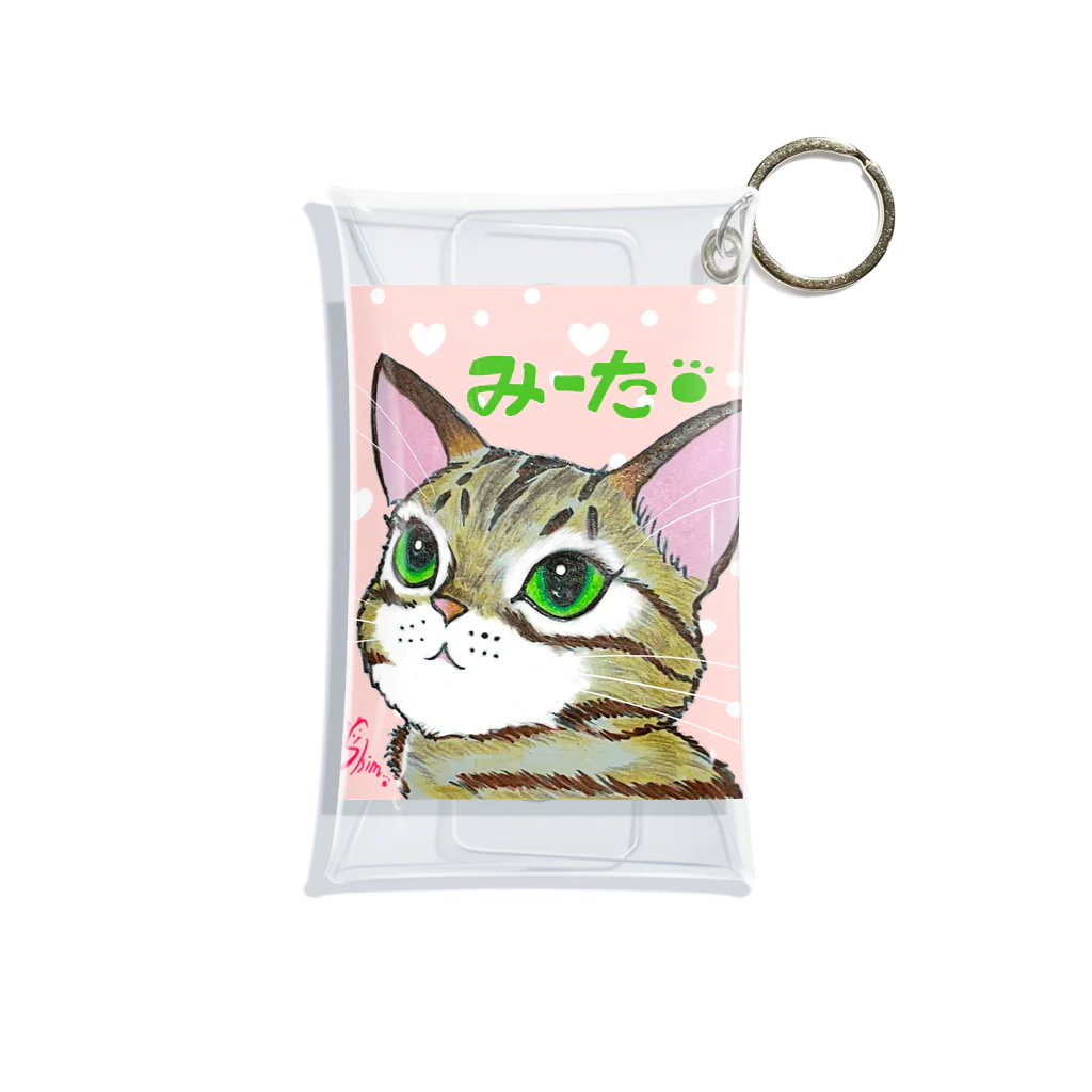 shimaneko megumi（しま猫めぐみ）のみーた Mini Clear Multipurpose Case