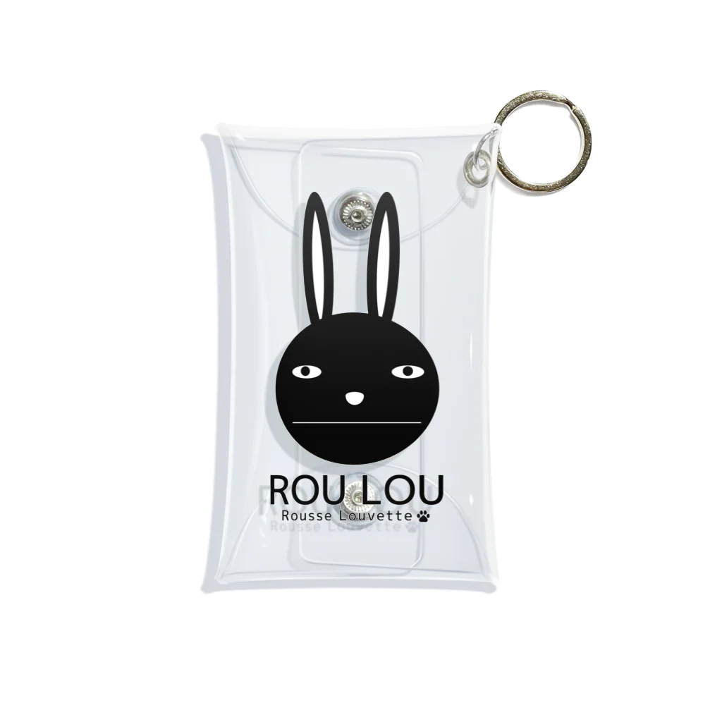 ROU LOU『Rousse Louvette（ルースルーヴェット）』のROU LOU うさぎ宇宙人 ラビテイリアン Mini Clear Multipurpose Case