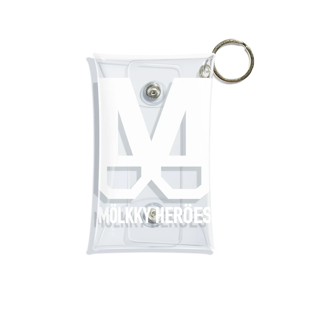 MÖLKKY HERÖES official shopのMölkkyHeroes LOGOWH + MH シリーズ ミニクリアマルチケース