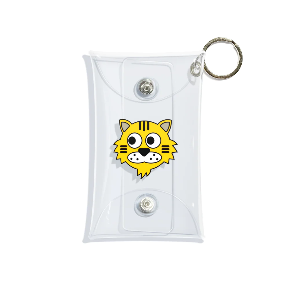 TIGER SHOPのたいがーくん 미니 투명 동전 지갑