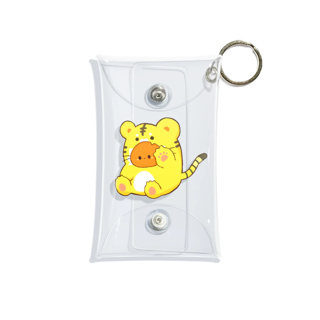 ゆるぽよしょっぷのとらトマ🐯 Mini Clear Multipurpose Case