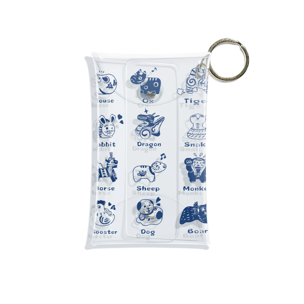 SU-KUのThe Zodiac of Fukushima Mini Clear Multipurpose Case