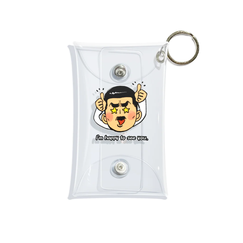 AKUTSU SHOPのQueen(I’m happy to see you.) Mini Clear Multipurpose Case