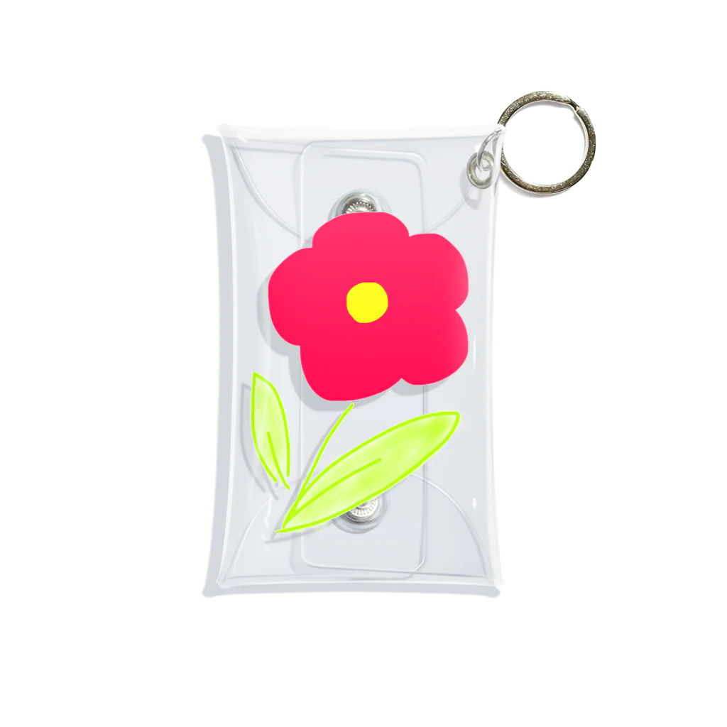 RIBBONSのお花（カラフル） Mini Clear Multipurpose Case