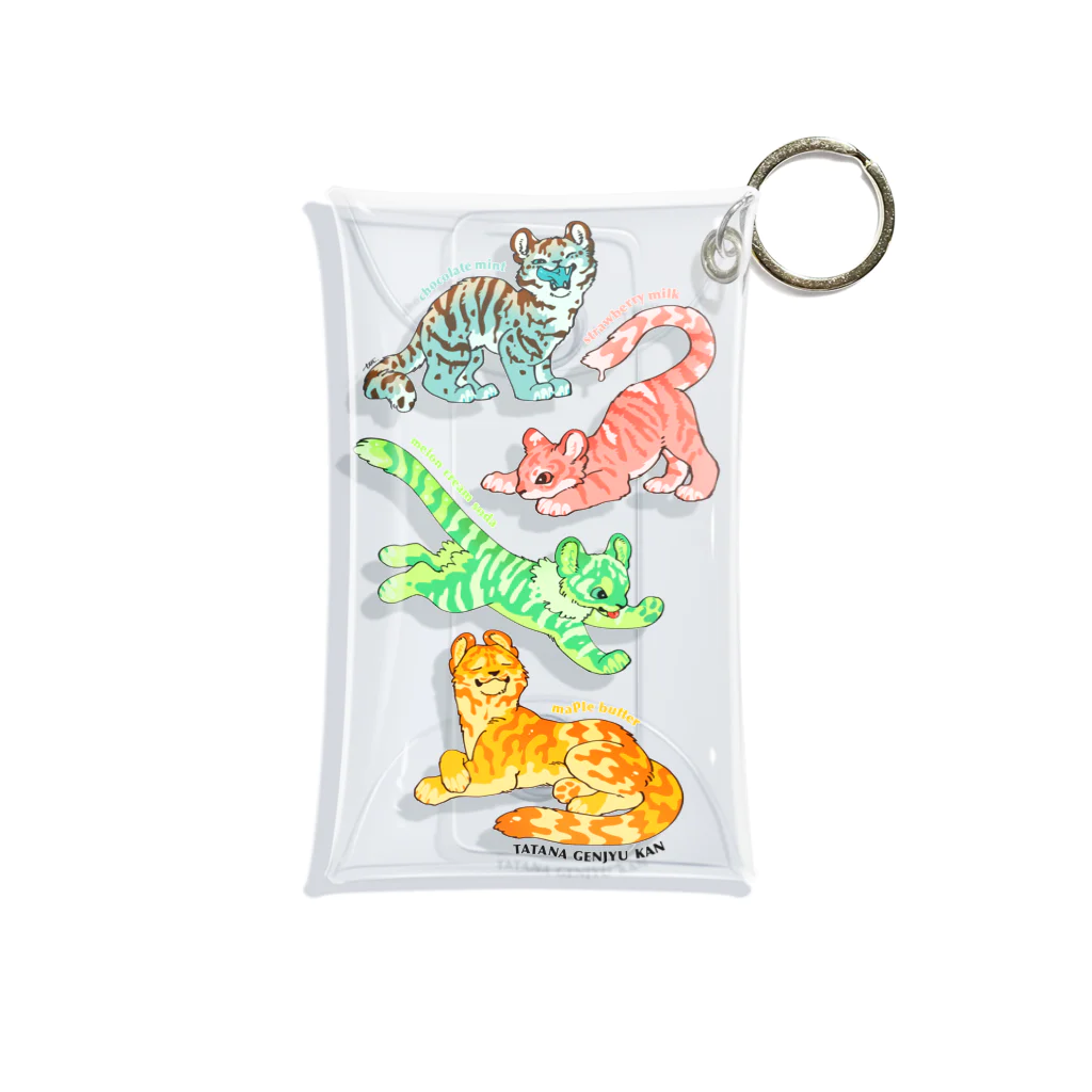 タタナ幻獣館のSWEET TIGERS Mini Clear Multipurpose Case