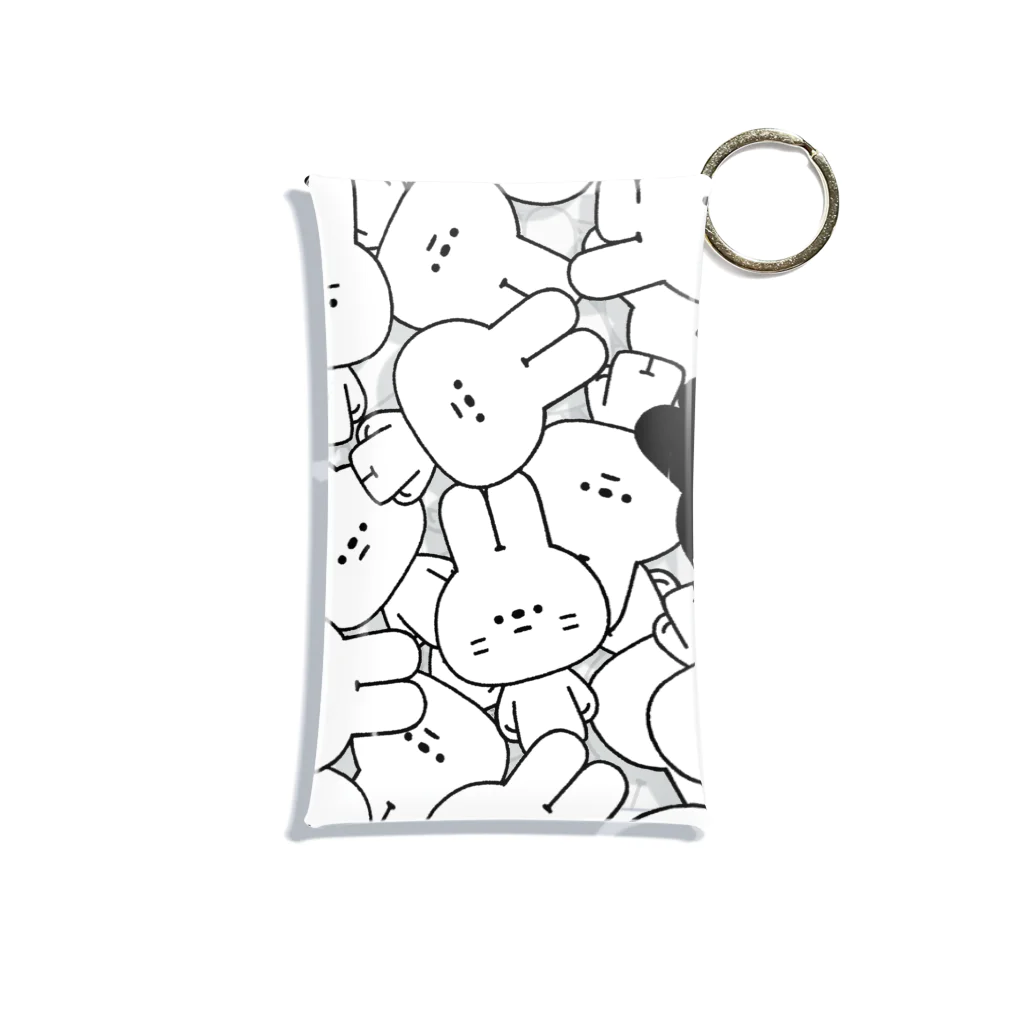 こつｗのおみせの量産うさぎ 量産 Mini Clear Multipurpose Case