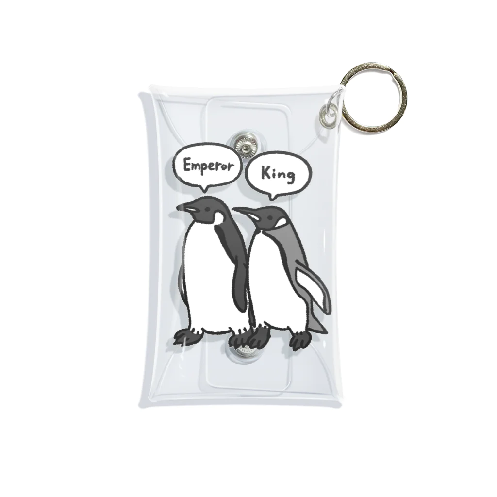 きゅう🐧イラストレーターのアプテノディテス属のペンギンたち Mini Clear Multipurpose Case