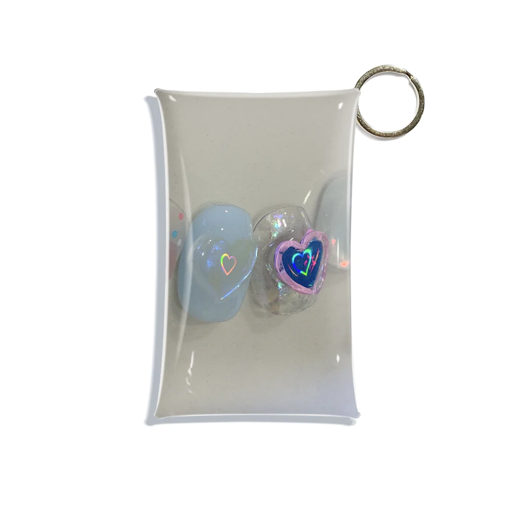 LOVE MYSELF CLUBのrainbow heart Mini Clear Multipurpose Case