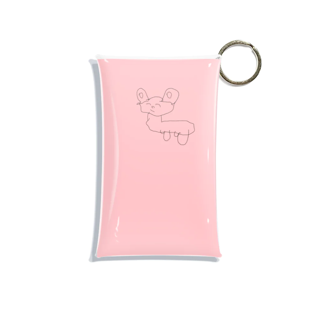 ちゅぴーーーん♡やさんのふわふわママちゃん Mini Clear Multipurpose Case