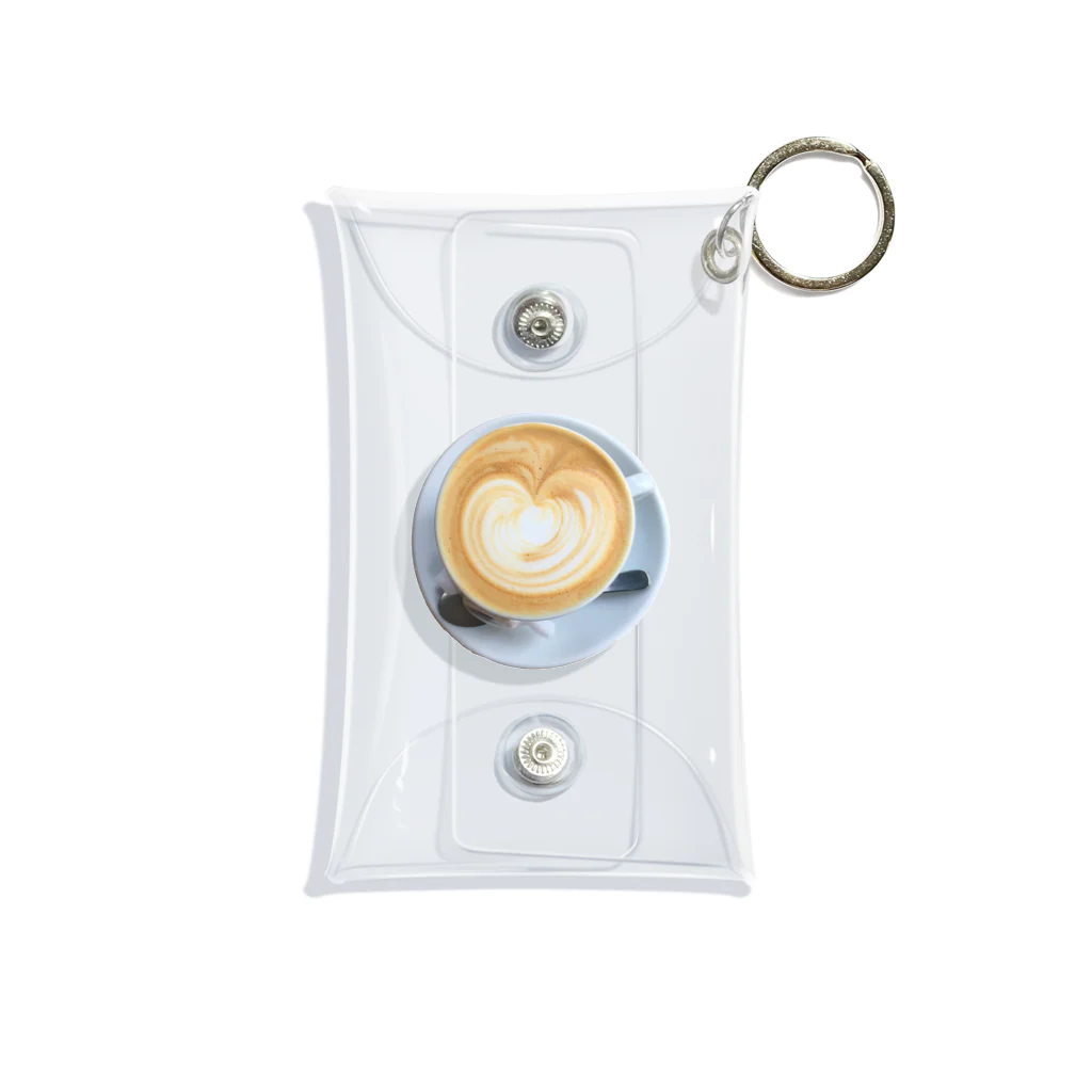 もにょんショップのcafe Mini Clear Multipurpose Case