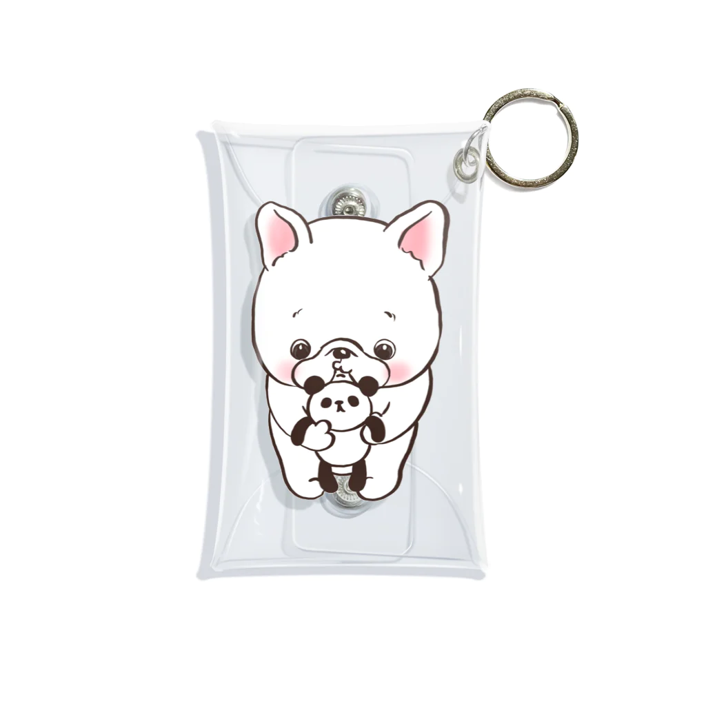 2216studioのパンダちゃんとフレブルちゃん。 Mini Clear Multipurpose Case