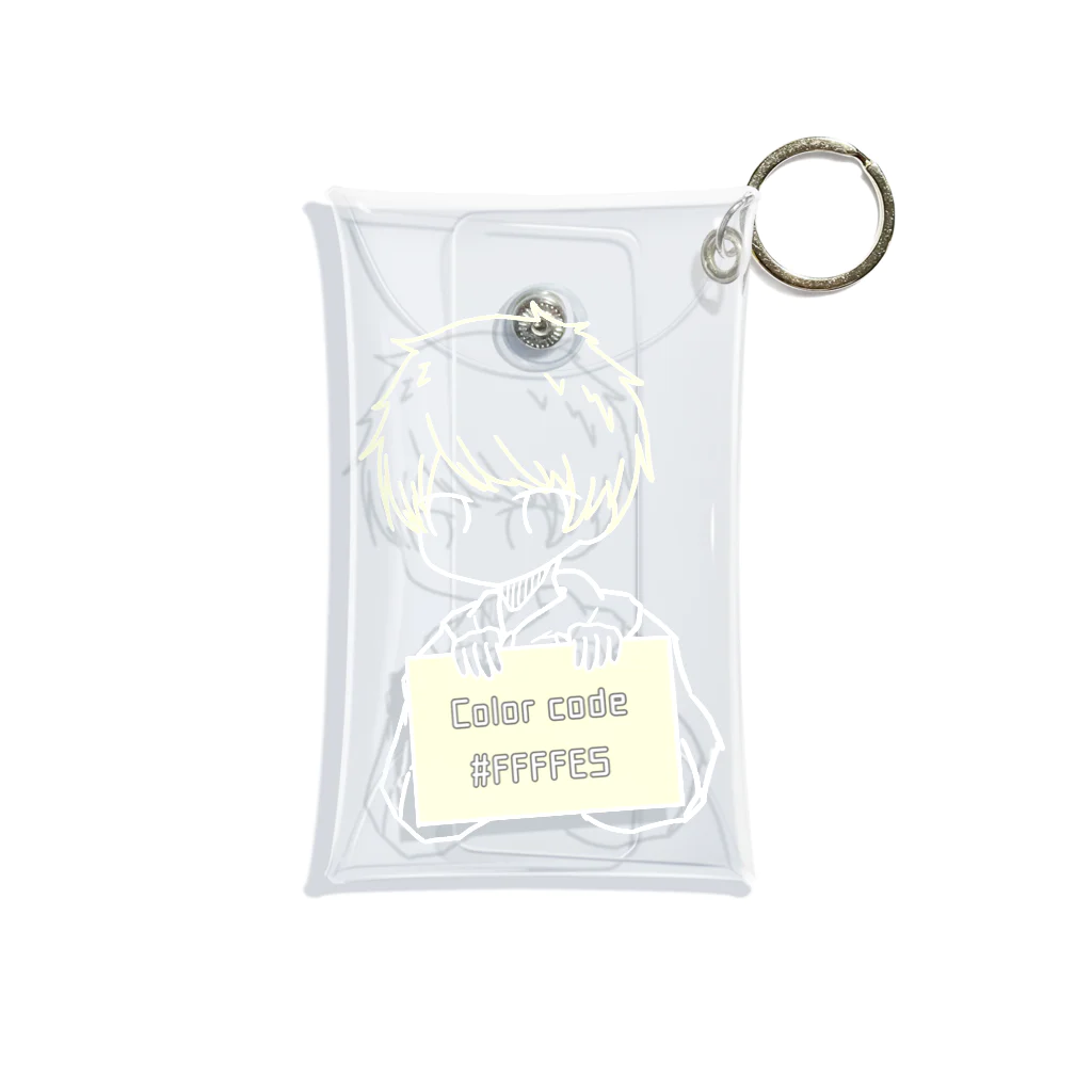 MeeのColor code 0101 Mini Clear Multipurpose Case