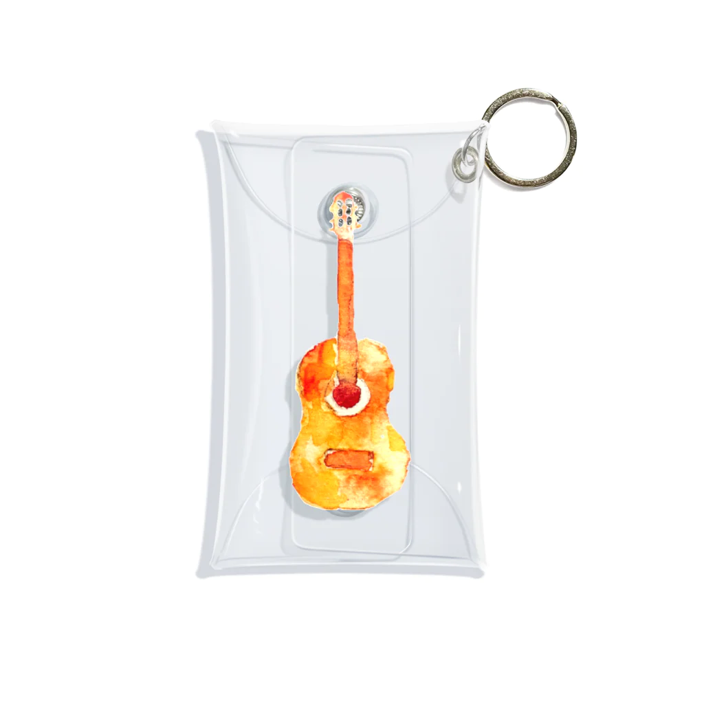 yumiのギター(orange) Mini Clear Multipurpose Case