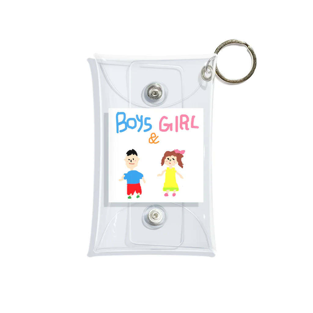 絵が下手な人。のBoys & Girls ミニクリアマルチケース