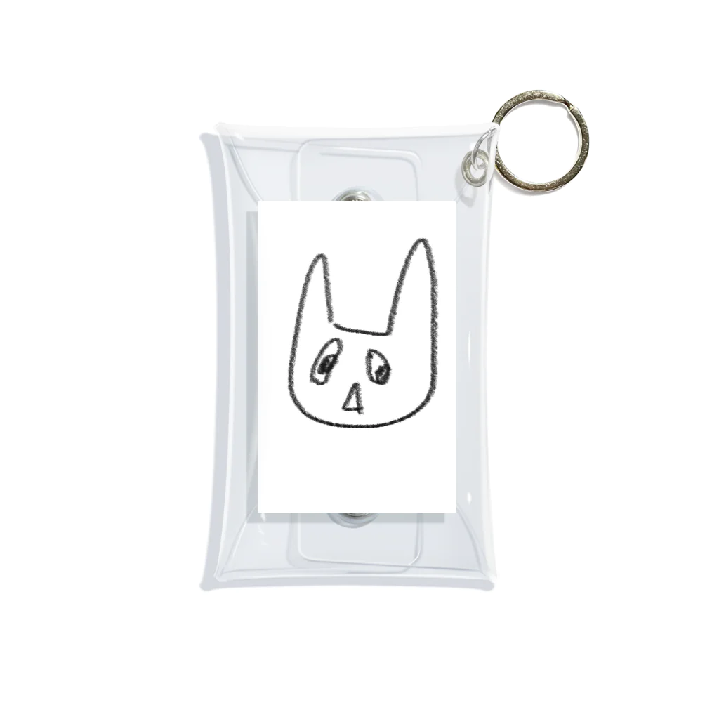 りんか(きらりん) 宮田担 ❤ご主人様☆夜空☆のギョロメねこちゃんぶさかわ Mini Clear Multipurpose Case