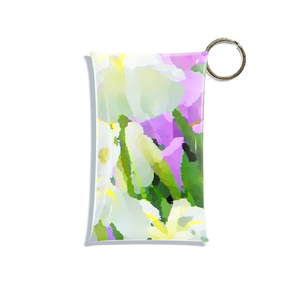 Hanamusubi001の花菖蒲 Mini Clear Multipurpose Case