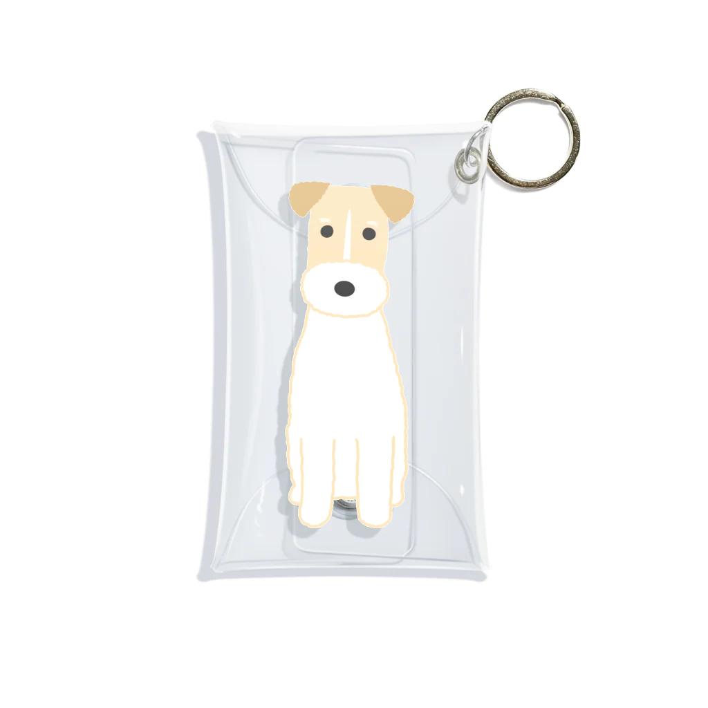 ゆいたっく／犬イラストのワイヤーフォックステリア Mini Clear Multipurpose Case