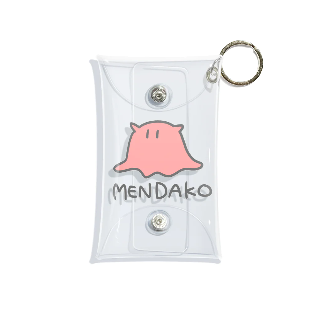 千月らじおのよるにっきのMENDAKO(色付き) Mini Clear Multipurpose Case