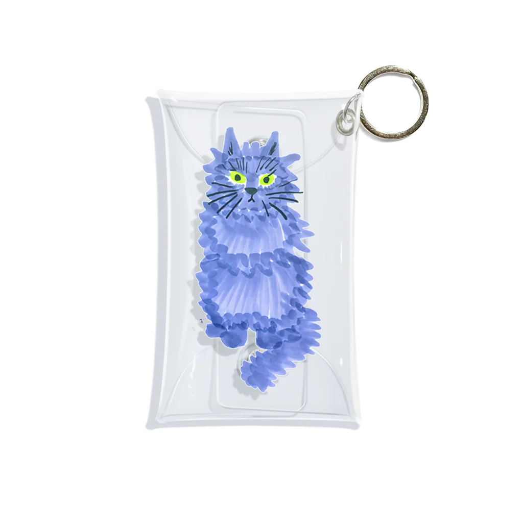 segasworksのながいねこ（お座り） Mini Clear Multipurpose Case