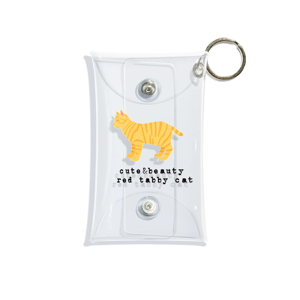 orange_honeyの猫1-5 茶トラ猫 Mini Clear Multipurpose Case