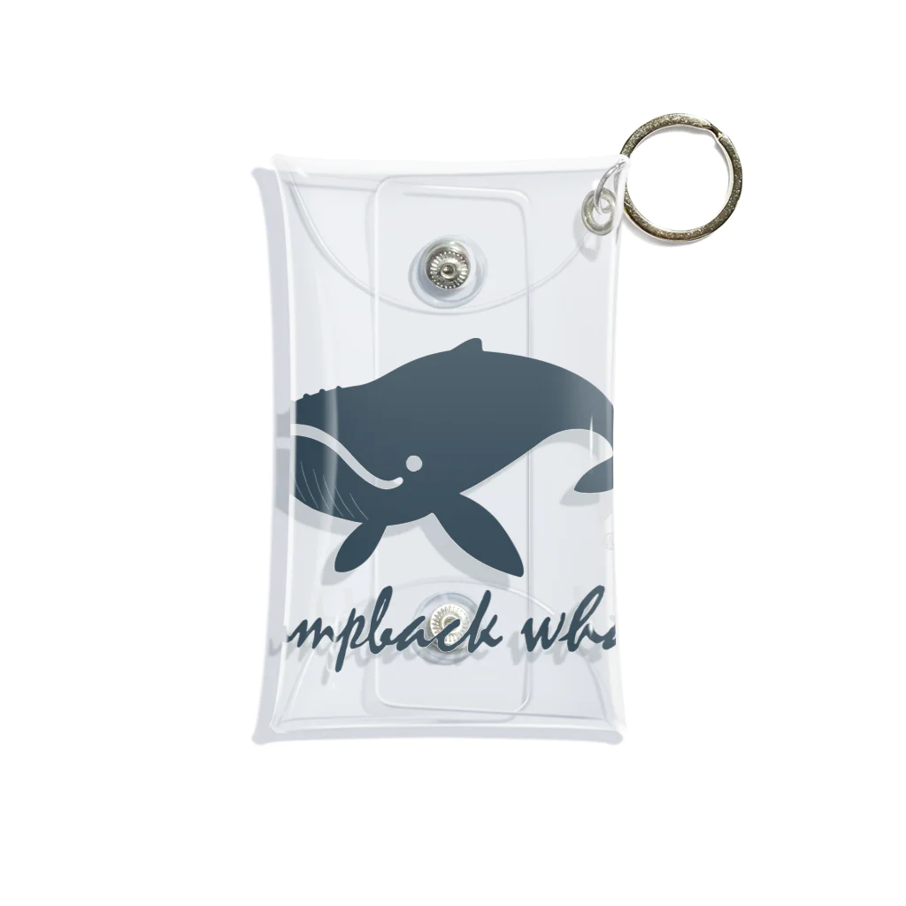 Atelier Pomme verte のHumpback whale22 Mini Clear Multipurpose Case