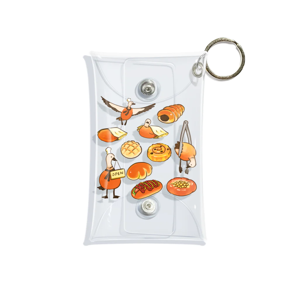 イケガメ シノのアカツクシガモのパン屋さん Mini Clear Multipurpose Case