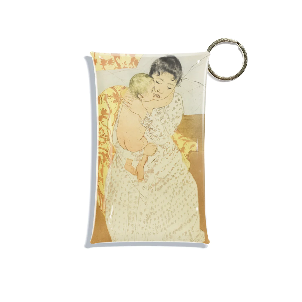 museumshop3の【世界の名画】メアリー・カサット『Maternal Caress』 Mini Clear Multipurpose Case