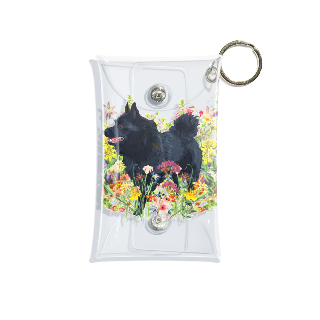 Doggie Freaksのお花畑のスキッパーキ Mini Clear Multipurpose Case