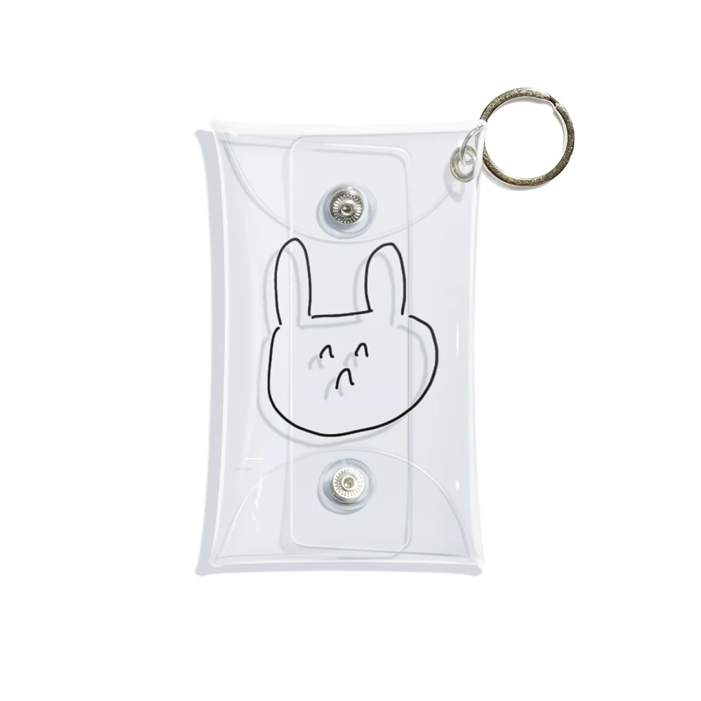 (本家)マヌケ顔のみんなのうさちゃん Mini Clear Multipurpose Case